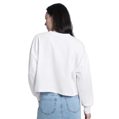 New York Yankees G-III 4Her by Carl Banks Women's Bleachers Cropped Pullover Sweatshirt - White