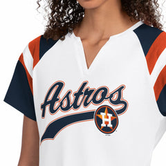 Houston Astros Starter Women's Game On Notch Neck T-Shirt - White