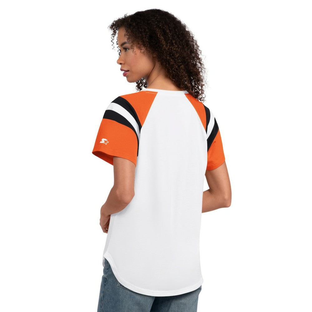 Baltimore Orioles Starter Women's Game On Notch Neck T-Shirt - White