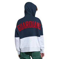 Cleveland Guardians Starter Women's Wishbone Full-Zip Hoodie - Navy/Heather Gray
