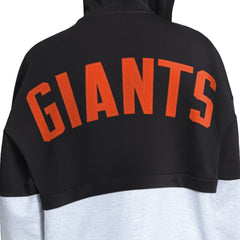 San Francisco Giants Starter Women's Wishbone Full-Zip Hoodie - Black/Heather Gray
