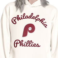 Philadelphia Phillies Starter Women's Baseline Hoodie Sweatshirt - Cream