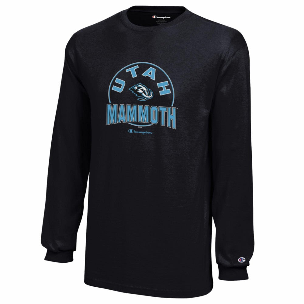 Utah Mammoth Champion Youth Jersey Long Sleeve T-Shirt
