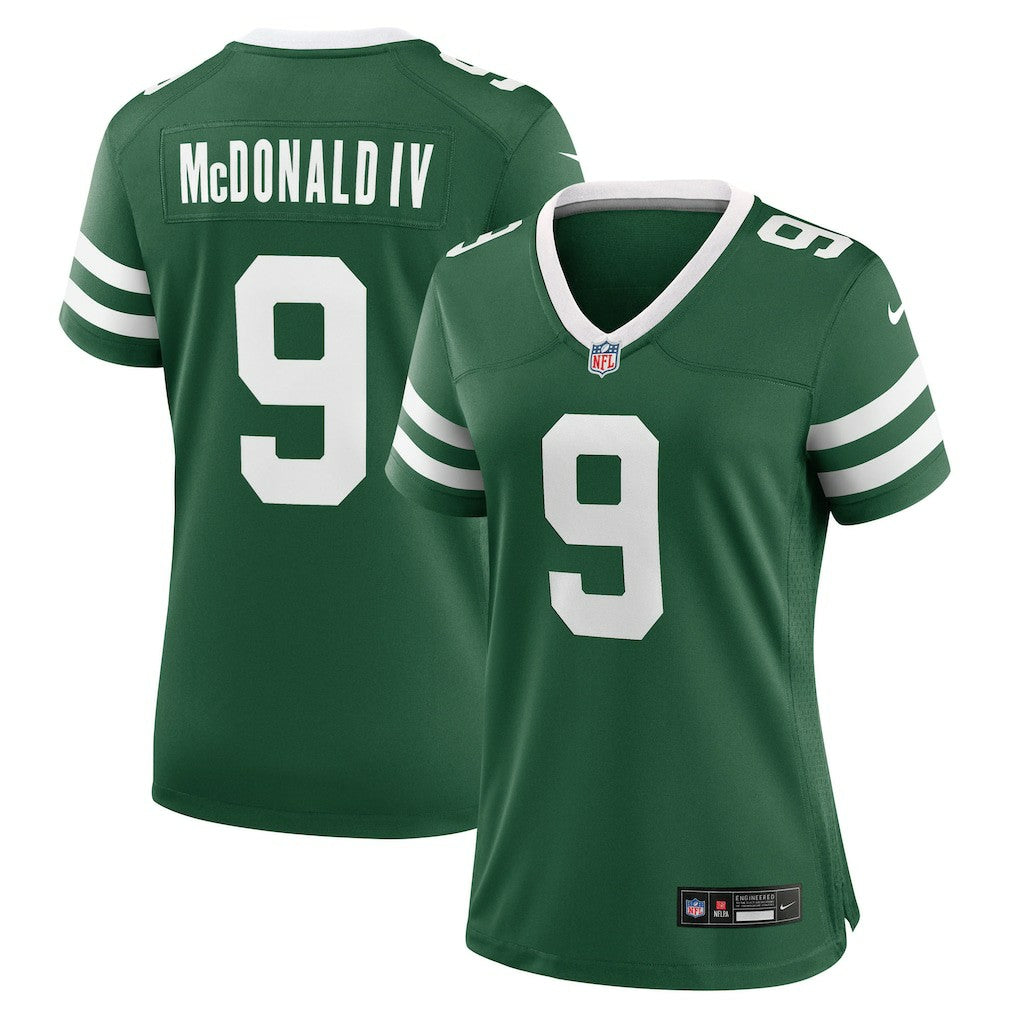 NFL New York Jets Will McDonald IV  Women's Team Game Jersey
