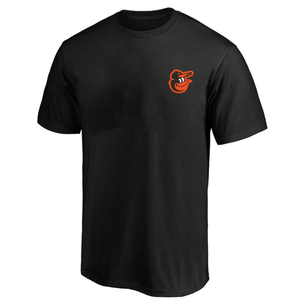 Baltimore Orioles Profile Big & Tall Two-Sided Graphic T-Shirt - Black