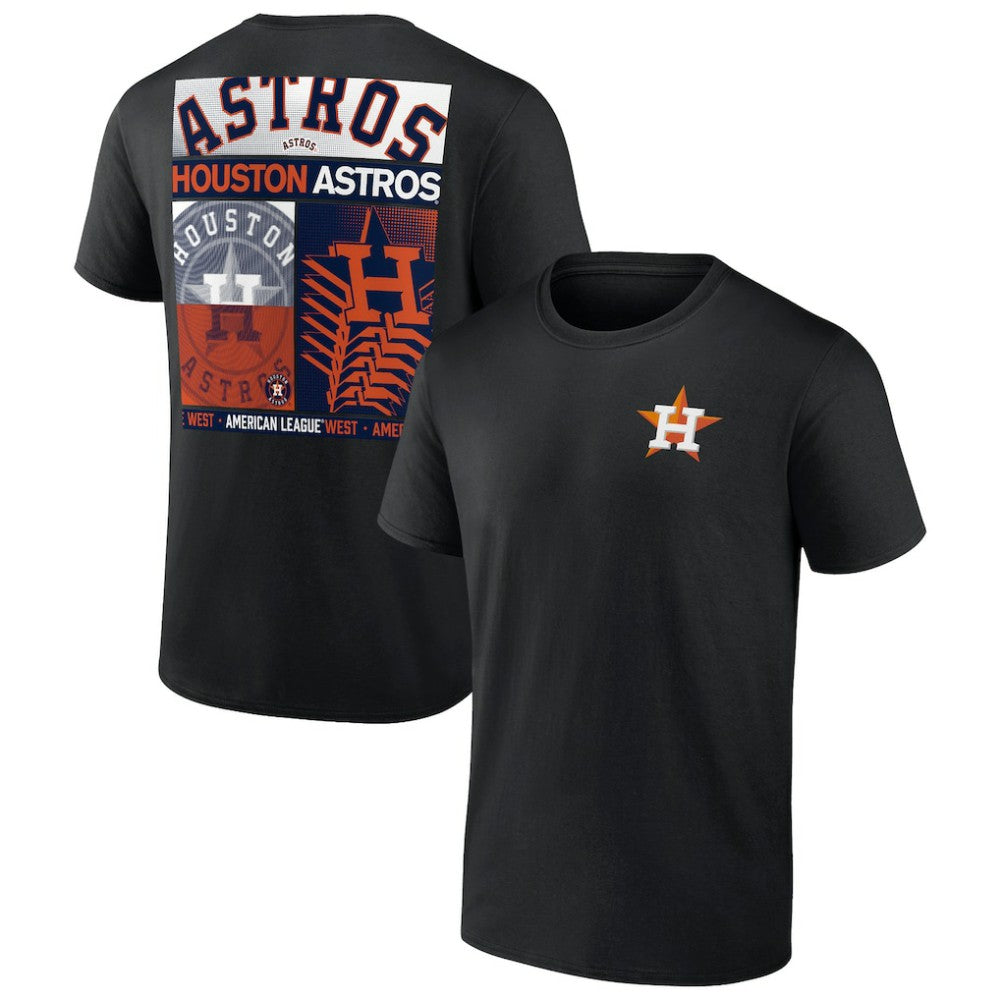 Houston Astros Profile Big & Tall Two-Sided Graphic T-Shirt - Black