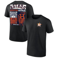 Houston Astros Profile Big & Tall Two-Sided Graphic T-Shirt - Black