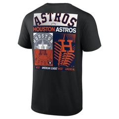 Houston Astros Profile Big & Tall Two-Sided Graphic T-Shirt - Black