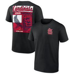 St. Louis Cardinals Profile Big & Tall Two-Sided Graphic T-Shirt - Black