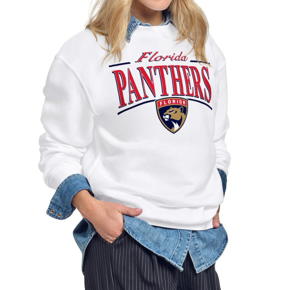 Florida Panthers Starter Women's Arch Stripe Fleece Sweatshirt