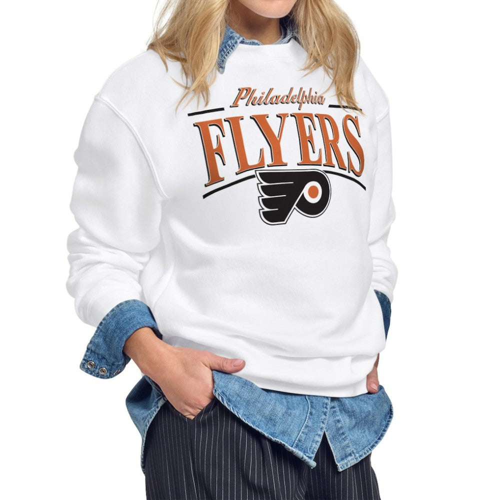 Philadelphia Flyers Starter Women's Arch Stripe Fleece Sweatshirt