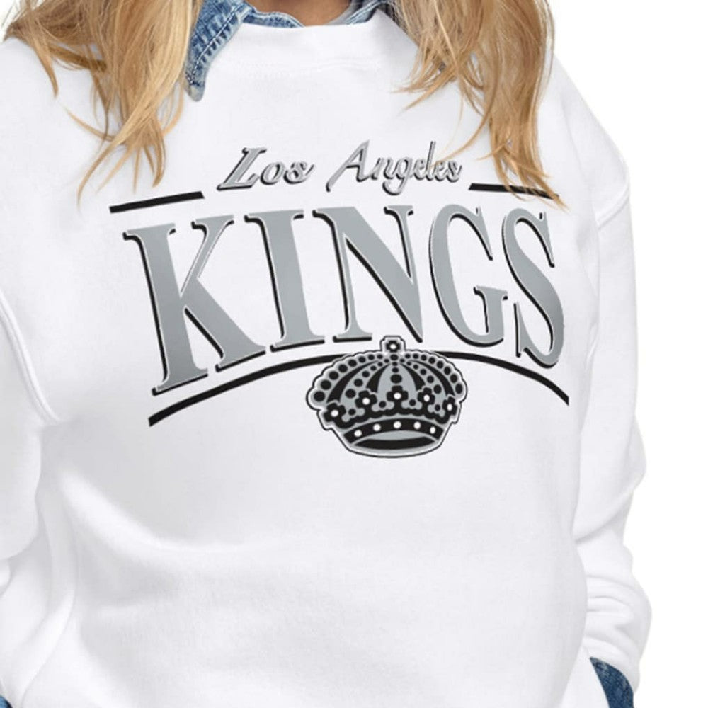 Los Angeles Kings Starter Women's Arch Stripe Fleece Sweatshirt