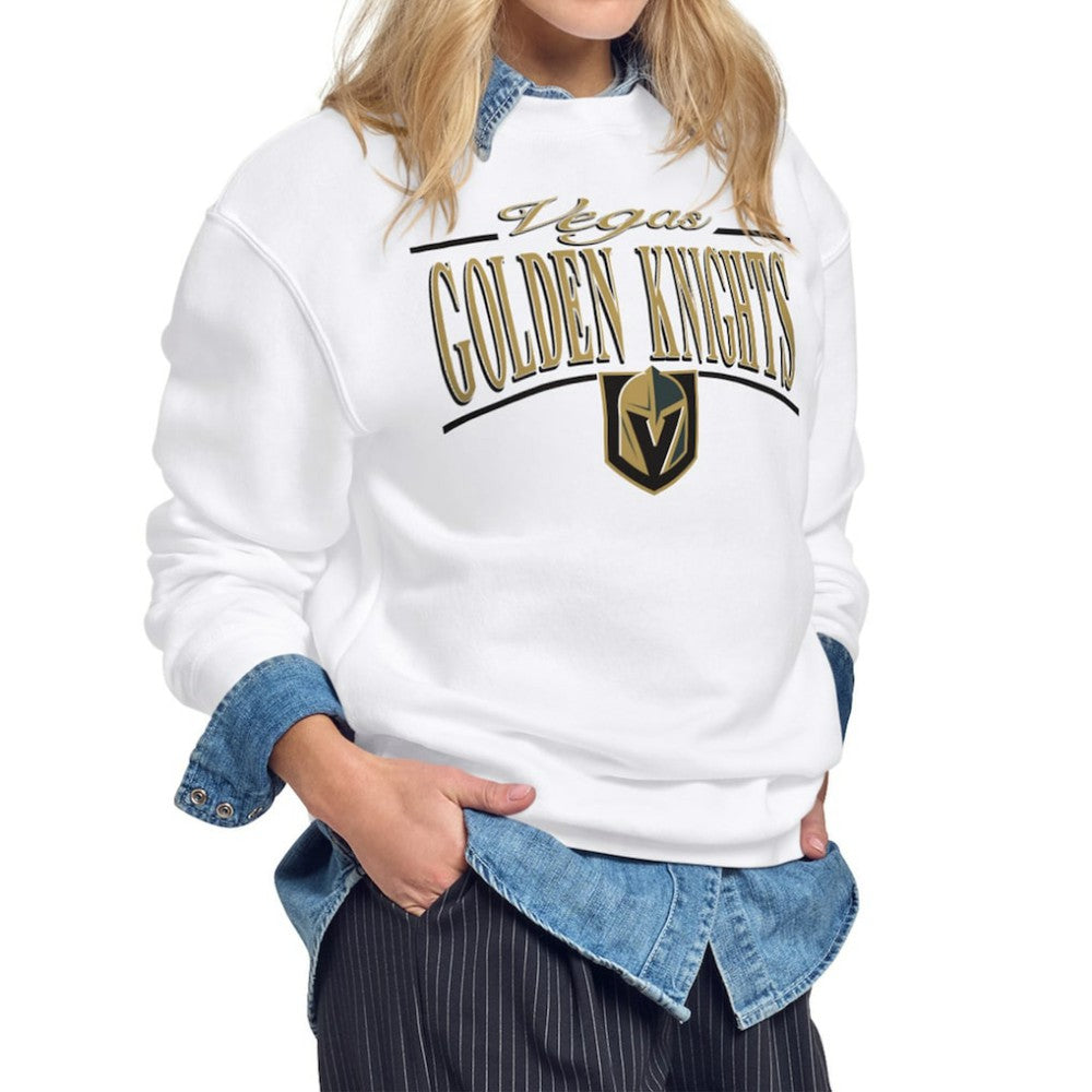 Vegas Golden Knights Starter Women's Arch Stripe Fleece Sweatshirt