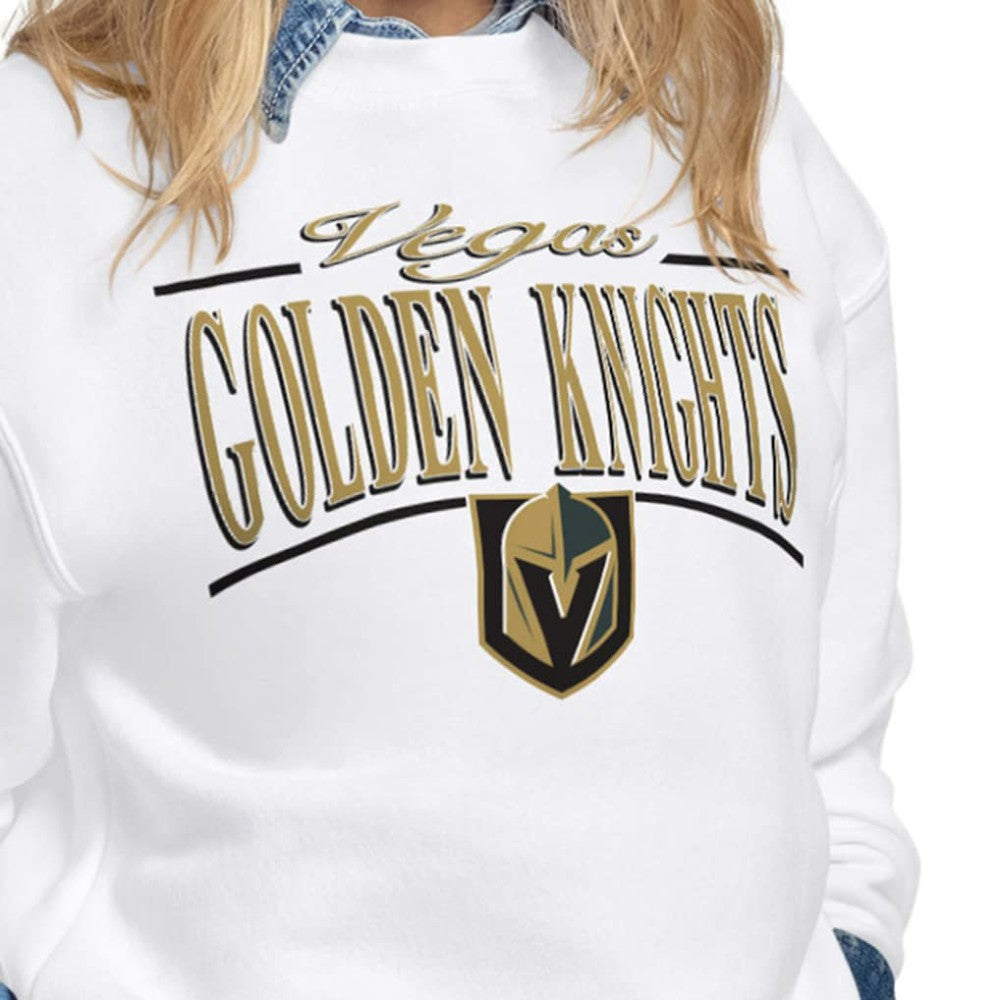 Vegas Golden Knights Starter Women's Arch Stripe Fleece Sweatshirt