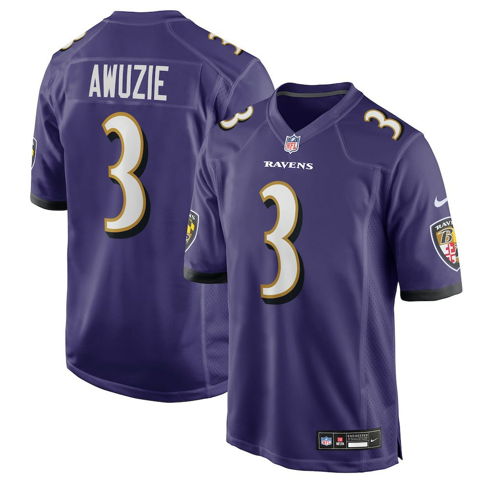 NFL Baltimore Ravens Chidobe Awuzie  Team Game Jersey