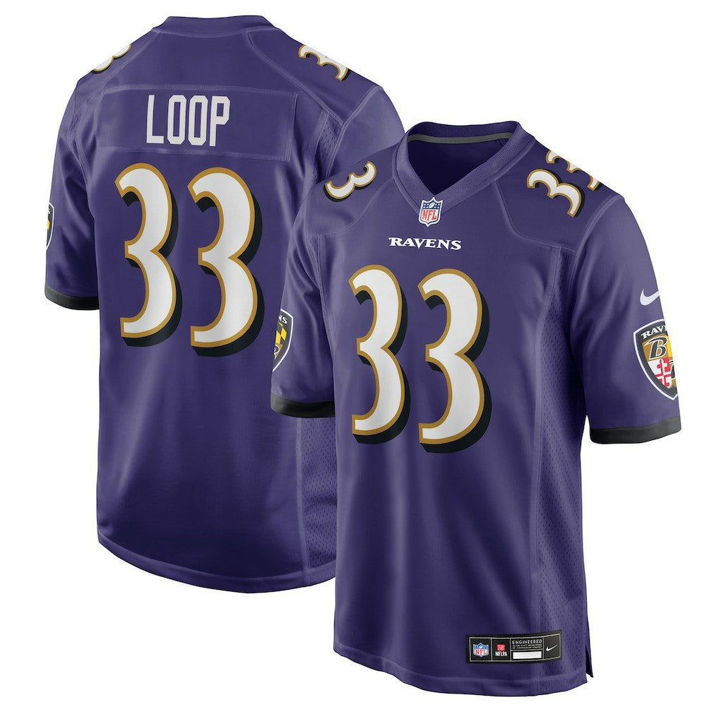 NFL Baltimore Ravens Tyler Loop  Team Game Jersey