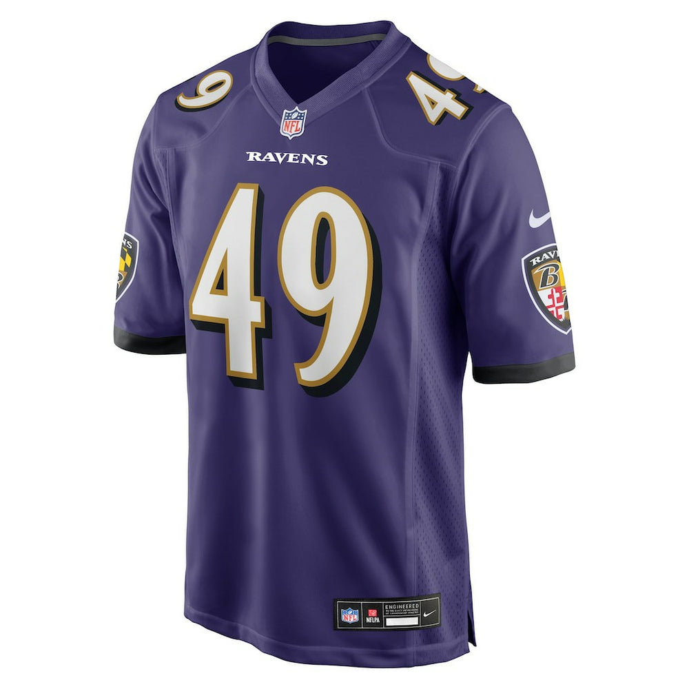 NFL Baltimore Ravens Jay Higgins IV  Team Game Jersey
