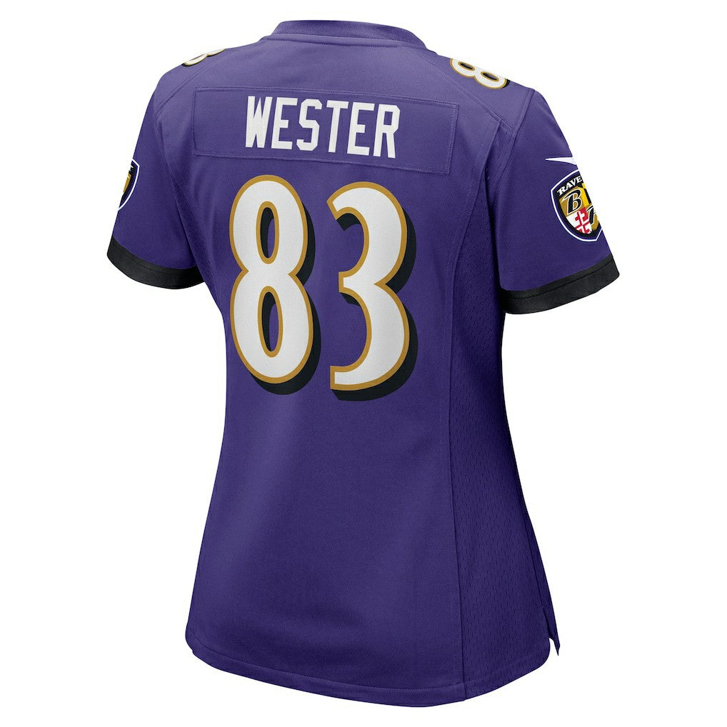 NFL Baltimore Ravens LaJohntay Wester  Women's Team Game Jersey