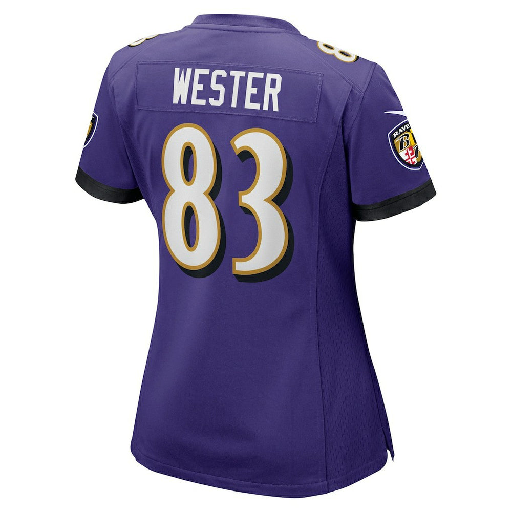 NFL Baltimore Ravens LaJohntay Wester  Women's Team Game Jersey