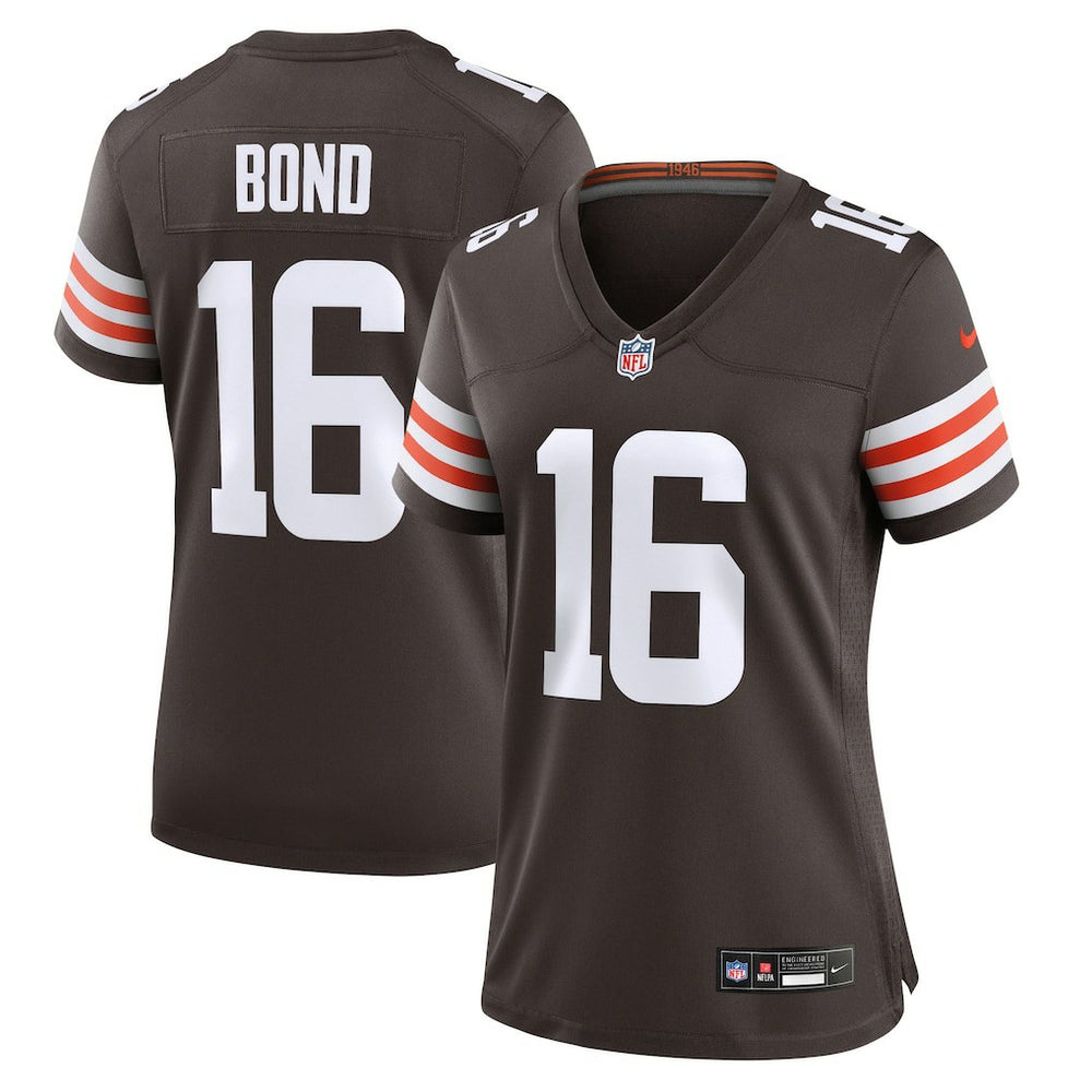 NFL Cleveland Browns Isaiah Bond  Women's Team Game Jersey