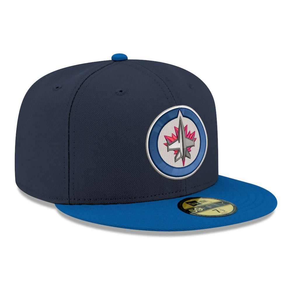 Winnipeg Jets New Era Core Logo Two-Tone 59FIFTY Fitted Hat