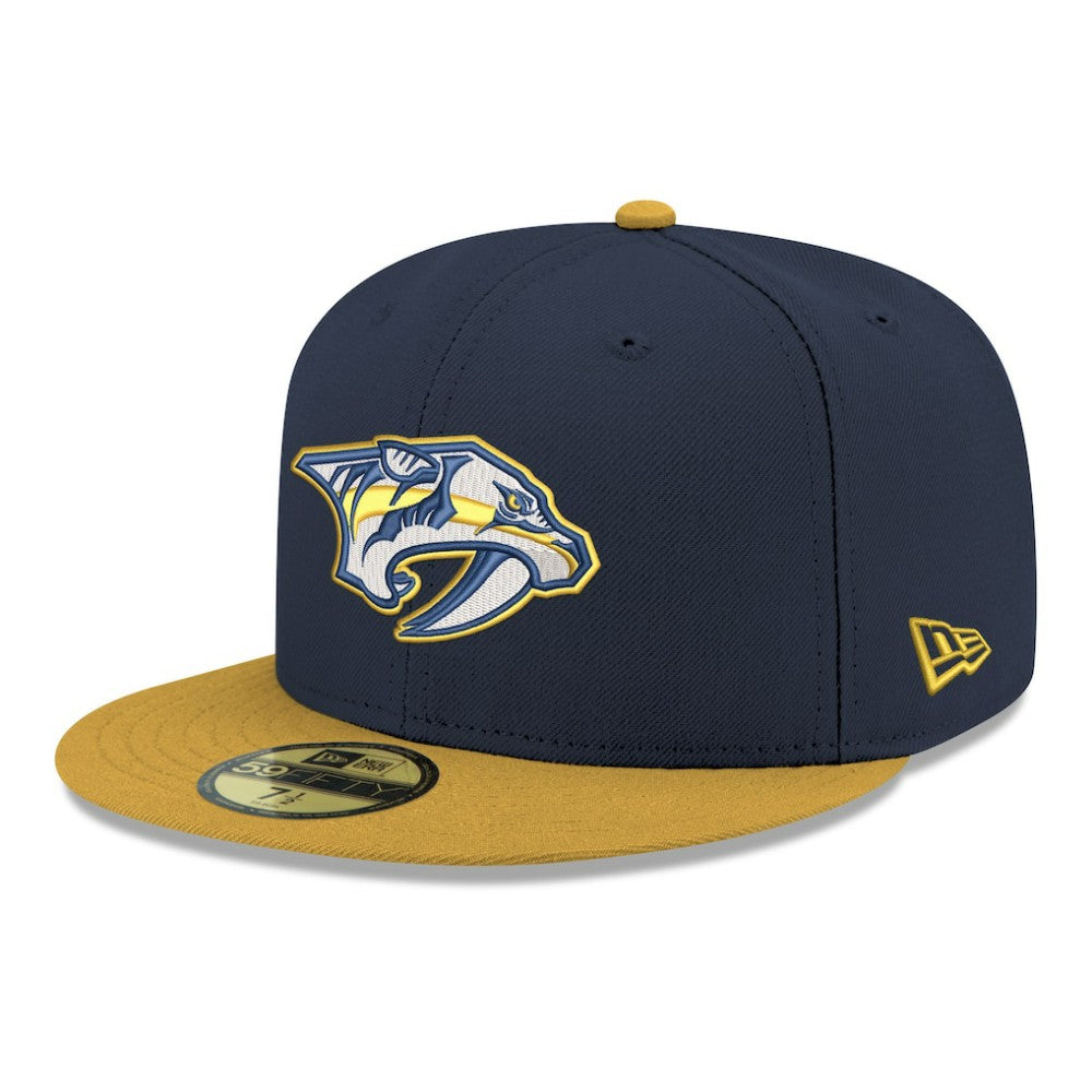 Nashville Predators New Era Core Logo Two-Tone 59FIFTY Fitted Hat