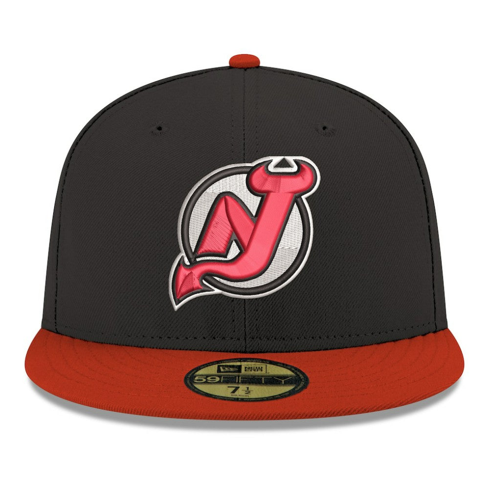 New Jersey Devils New Era Core Logo Two-Tone 59FIFTY Fitted Hat