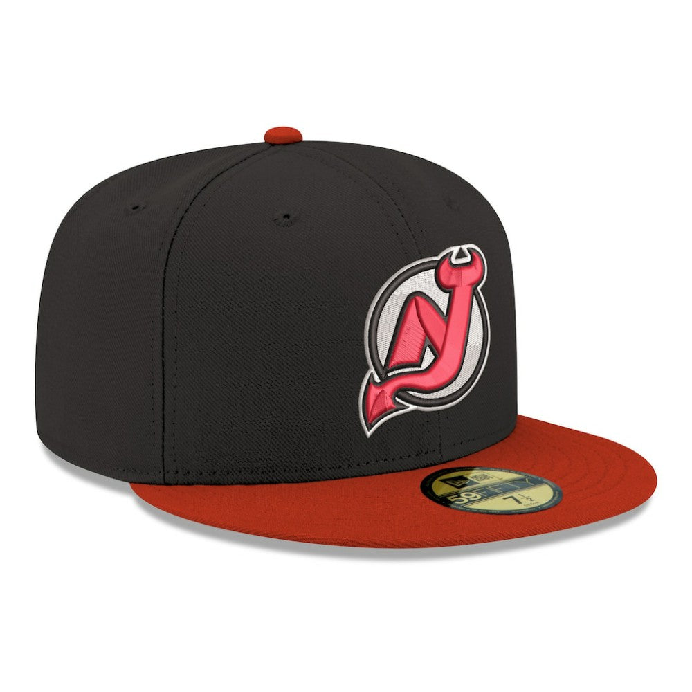New Jersey Devils New Era Core Logo Two-Tone 59FIFTY Fitted Hat