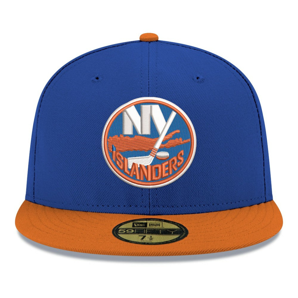 New York Islanders New Era Core Logo Two-Tone 59FIFTY Fitted Hat
