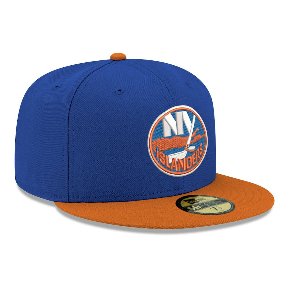 New York Islanders New Era Core Logo Two-Tone 59FIFTY Fitted Hat