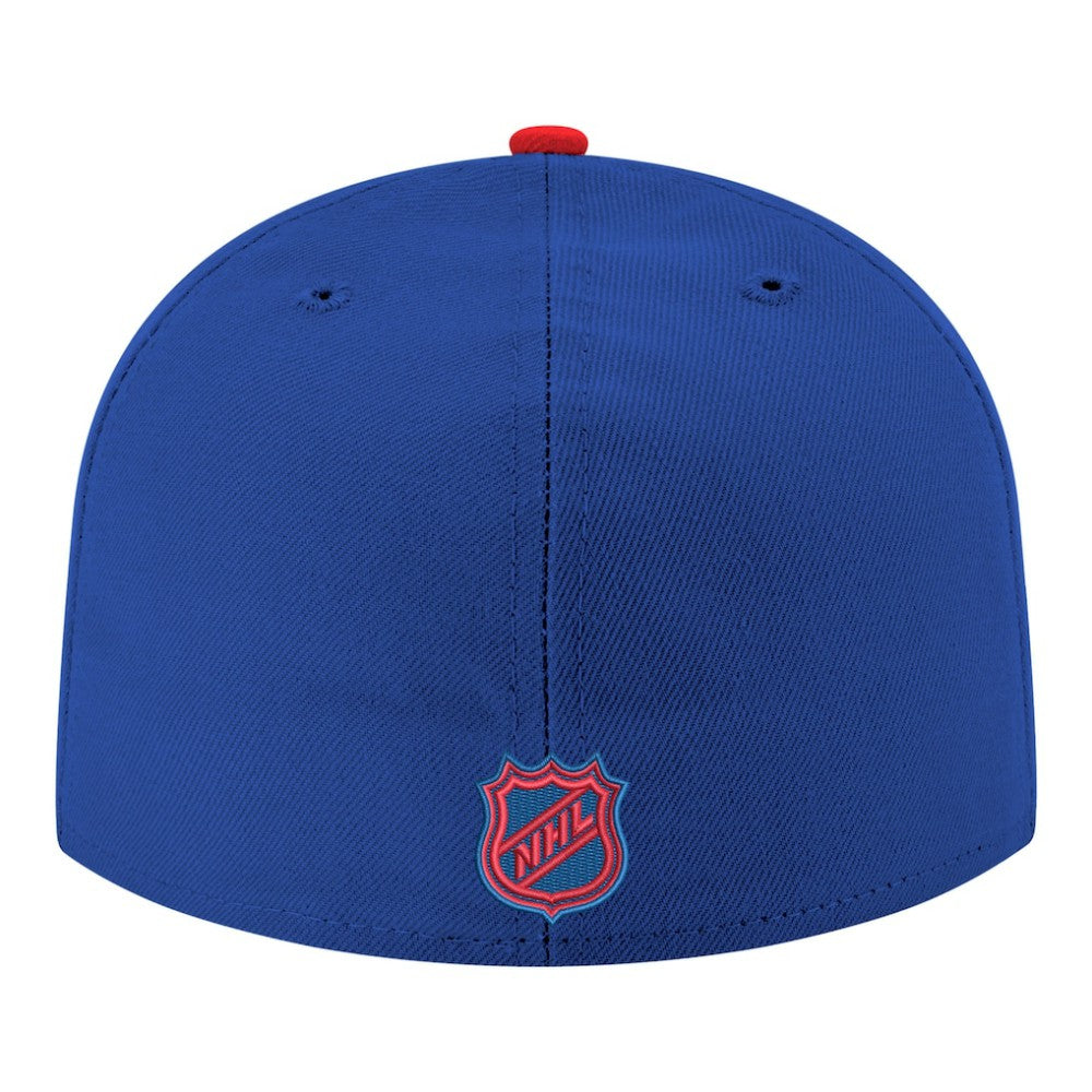 New York Rangers New Era Core Logo Two-Tone 59FIFTY Fitted Hat