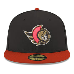 Ottawa Senators New Era Core Logo Two-Tone 59FIFTY Fitted Hat