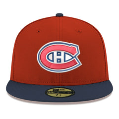 Montreal Canadiens New Era Core Logo Two-Tone 59FIFTY Fitted Hat
