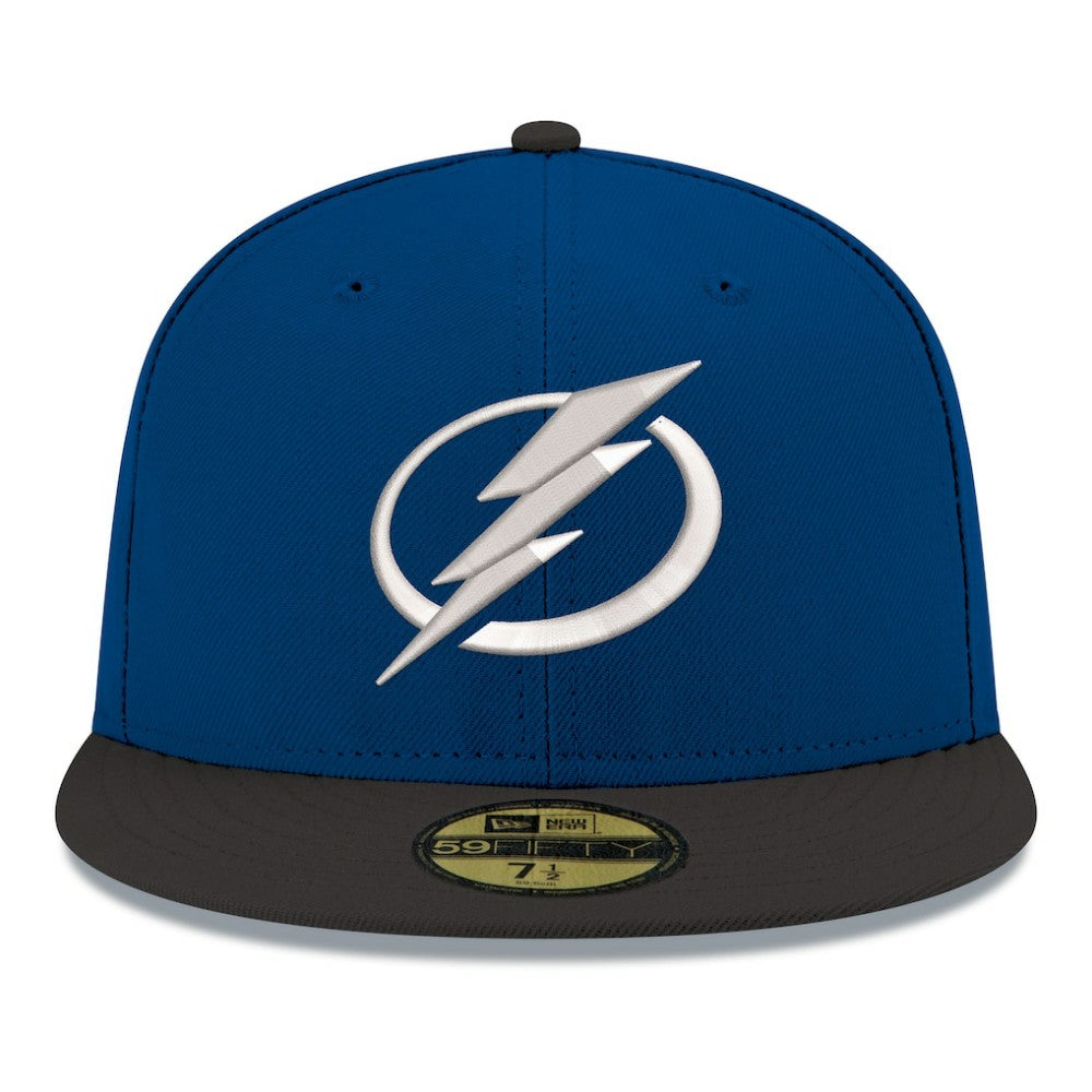 Tampa Bay Lightning New Era Core Logo Two-Tone 59FIFTY Fitted Hat