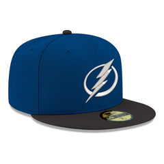 Tampa Bay Lightning New Era Core Logo Two-Tone 59FIFTY Fitted Hat