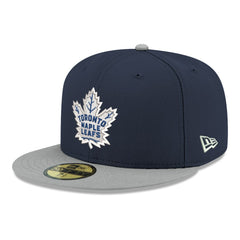 Toronto Maple Leafs New Era Core Logo Two-Tone 59FIFTY Fitted Hat