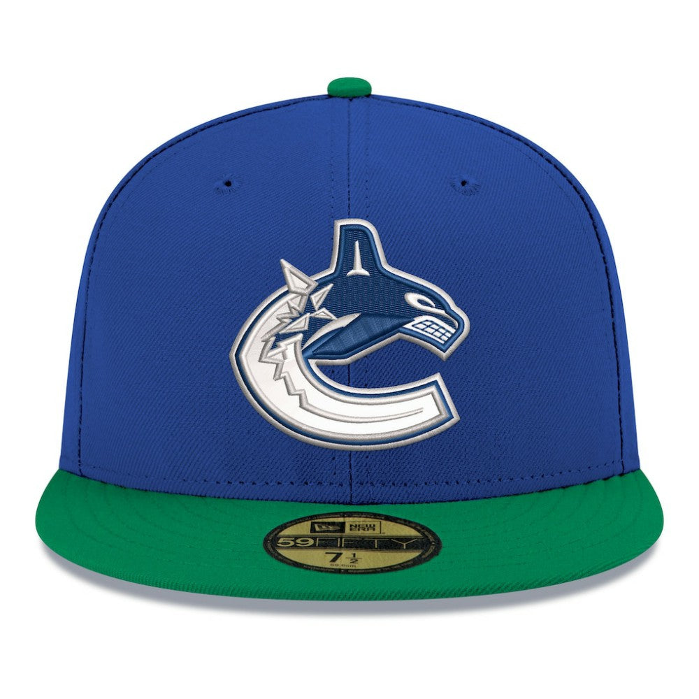 Vancouver Canucks New Era Core Logo Two-Tone 59FIFTY Fitted Hat