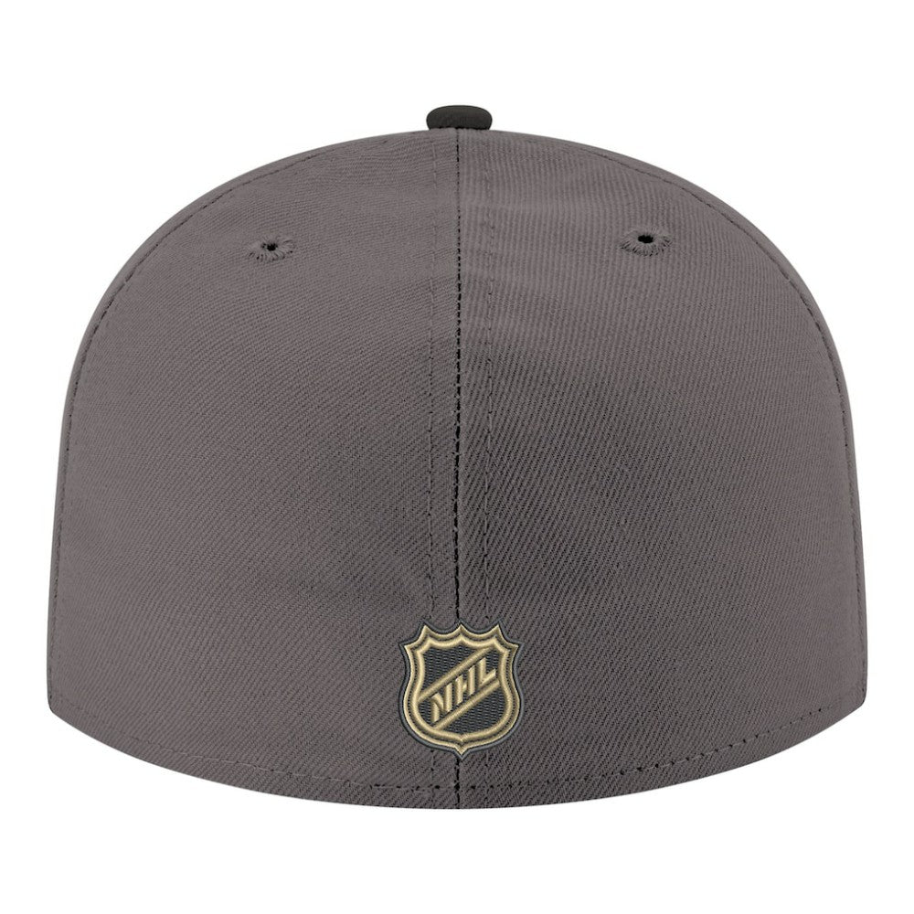 Vegas Golden Knights New Era Core Logo Two-Tone 59FIFTY Fitted Hat