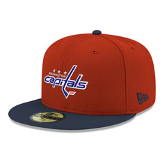 Washington Capitals New Era Core Logo Two-Tone 59FIFTY Fitted Hat