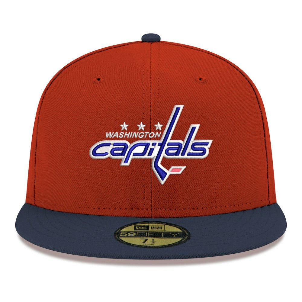 Washington Capitals New Era Core Logo Two-Tone 59FIFTY Fitted Hat