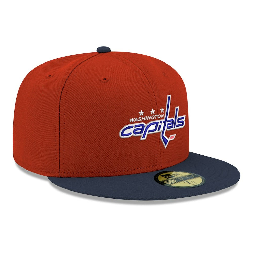 Washington Capitals New Era Core Logo Two-Tone 59FIFTY Fitted Hat
