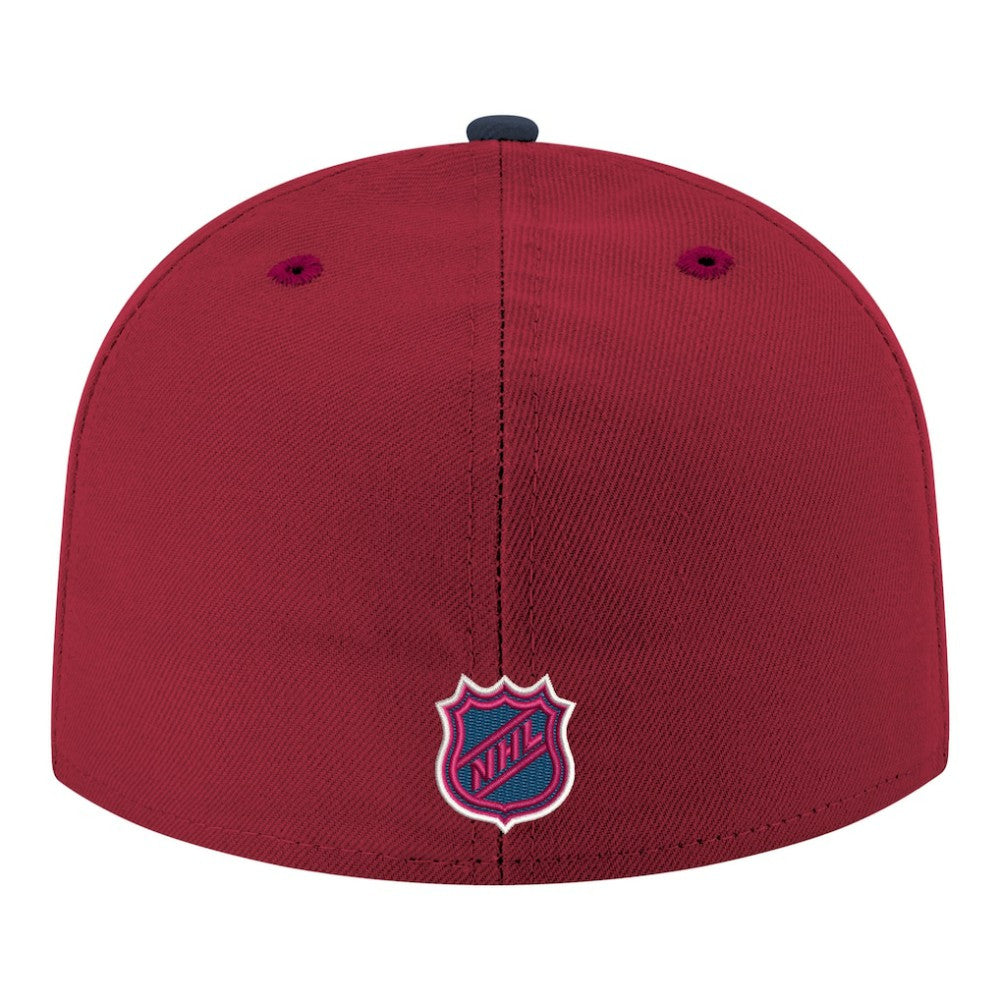 Colorado Avalanche New Era Core Logo Two-Tone 59FIFTY Fitted Hat