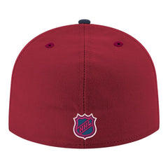 Colorado Avalanche New Era Core Logo Two-Tone 59FIFTY Fitted Hat