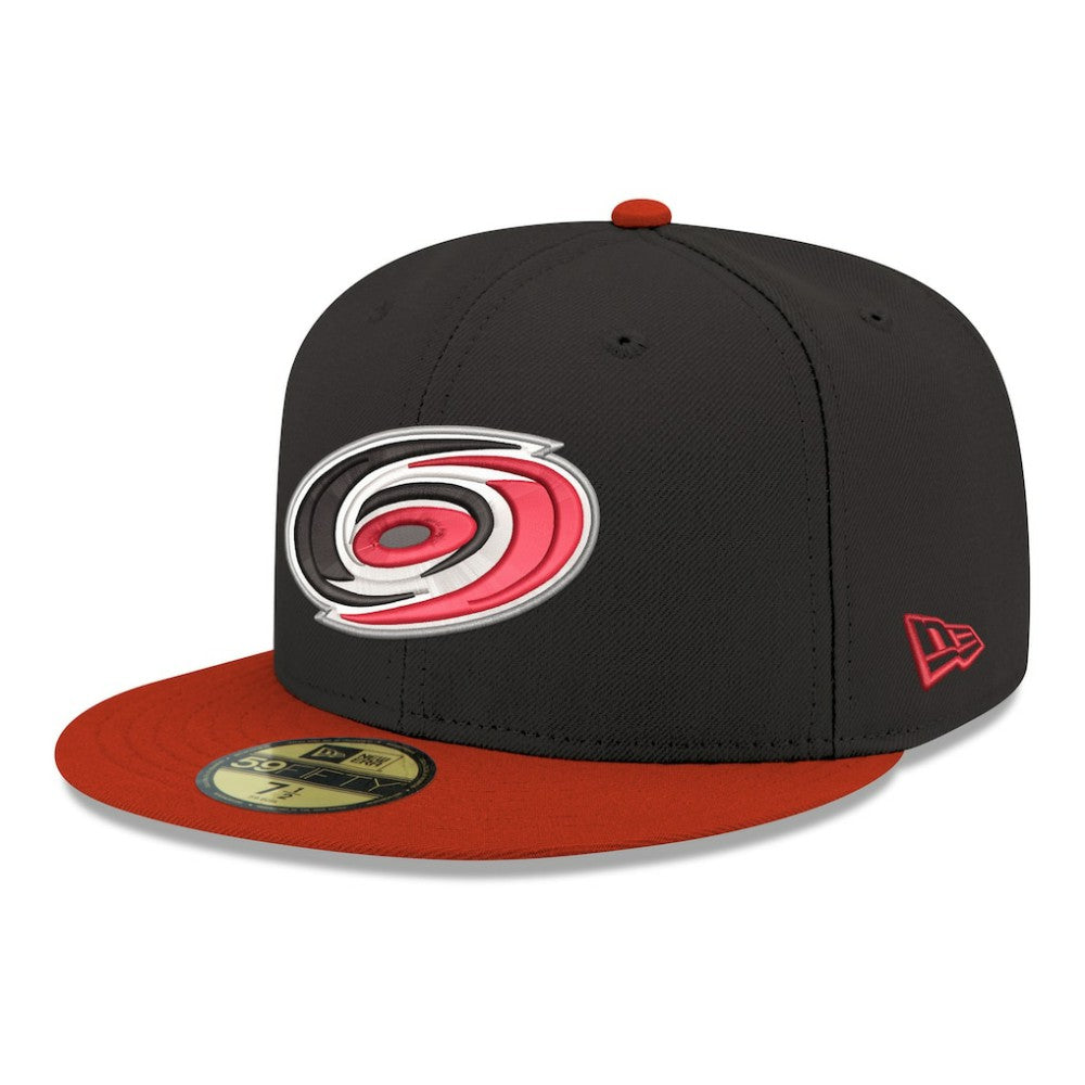 Carolina Hurricanes New Era Core Logo Two-Tone 59FIFTY Fitted Hat