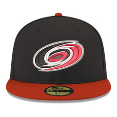 Carolina Hurricanes New Era Core Logo Two-Tone 59FIFTY Fitted Hat