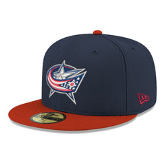 Columbus Blue Jackets New Era Core Logo Two-Tone 59FIFTY Fitted Hat