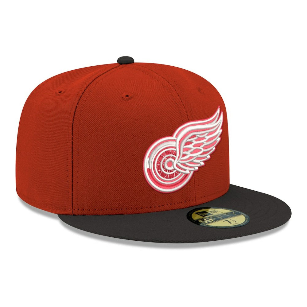 Detroit Red Wings New Era Core Logo Two-Tone 59FIFTY Fitted Hat