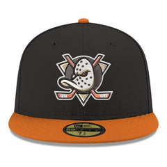 Anaheim Ducks New Era Core Logo Two-Tone 59FIFTY Fitted Hat