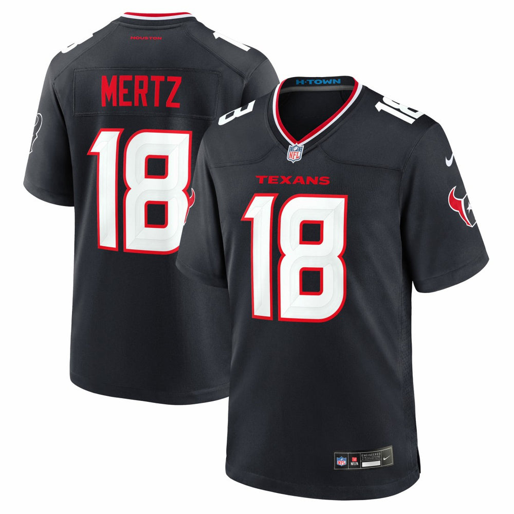 NFL Houston Texans Graham Mertz  Team Game Jersey