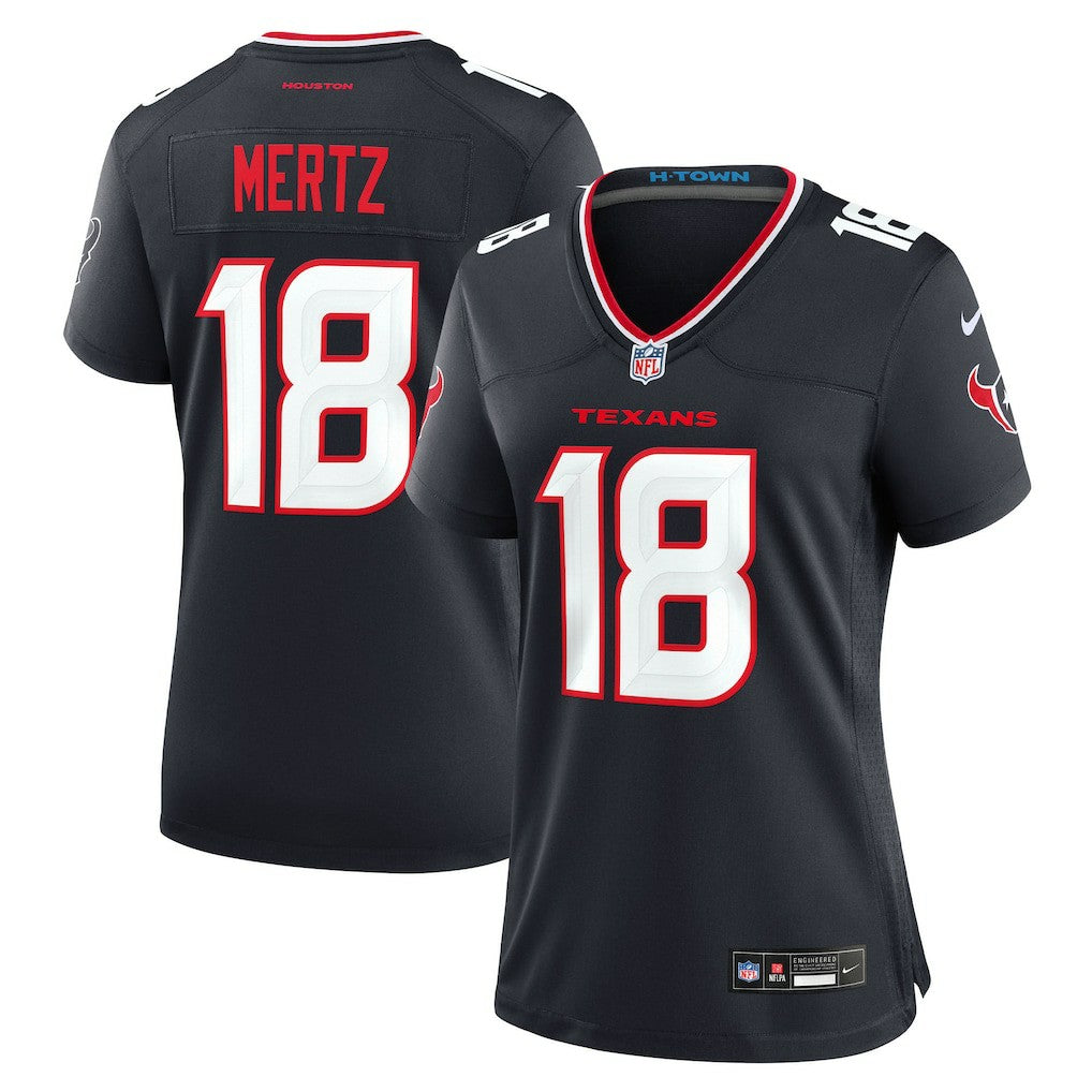 NFL Houston Texans Graham Mertz  Women's Team Game Jersey